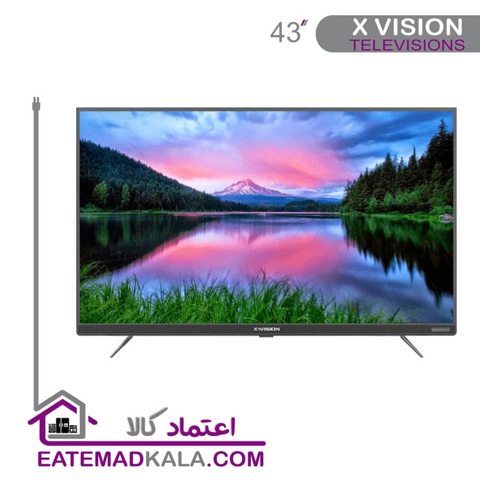 تلویزیون ال ای دی هوشمند یکس ویژن XT735 سایز 43 اینچ